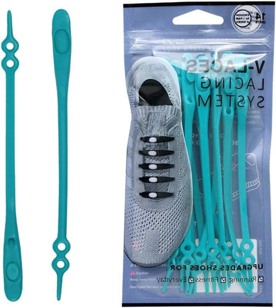Elastische veters zonder knopen voor kinderen en volwassenen, ideaal voor sneakers, eenvoudig te gebruiken en verstelbaar