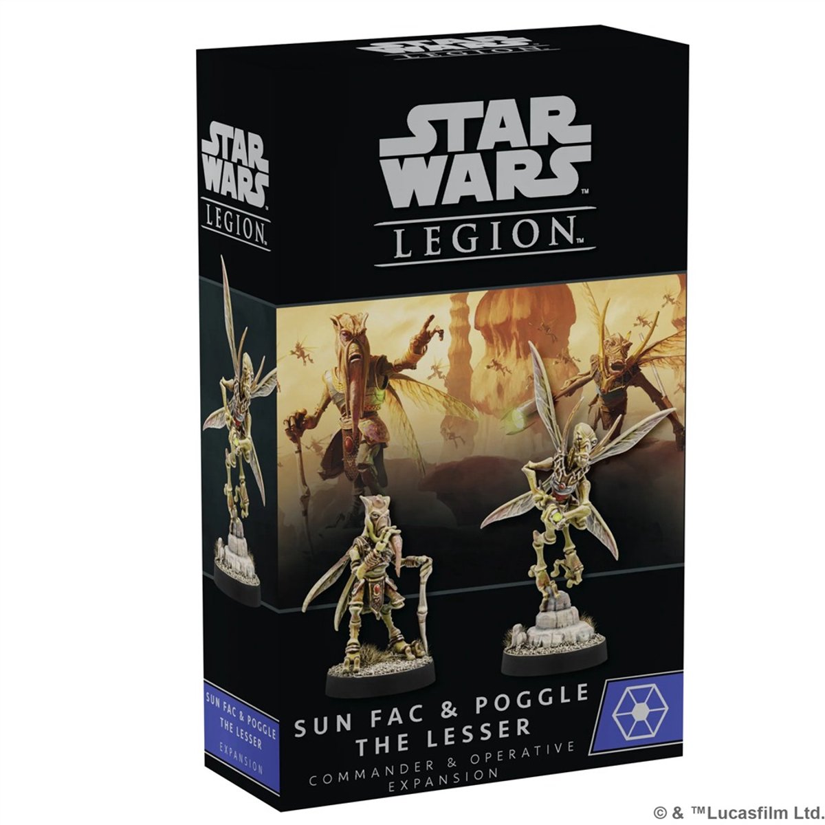 Atomic Mass Games | Star Wars Legion: Sun Fac & Poggle the Lesser Commander Expansion