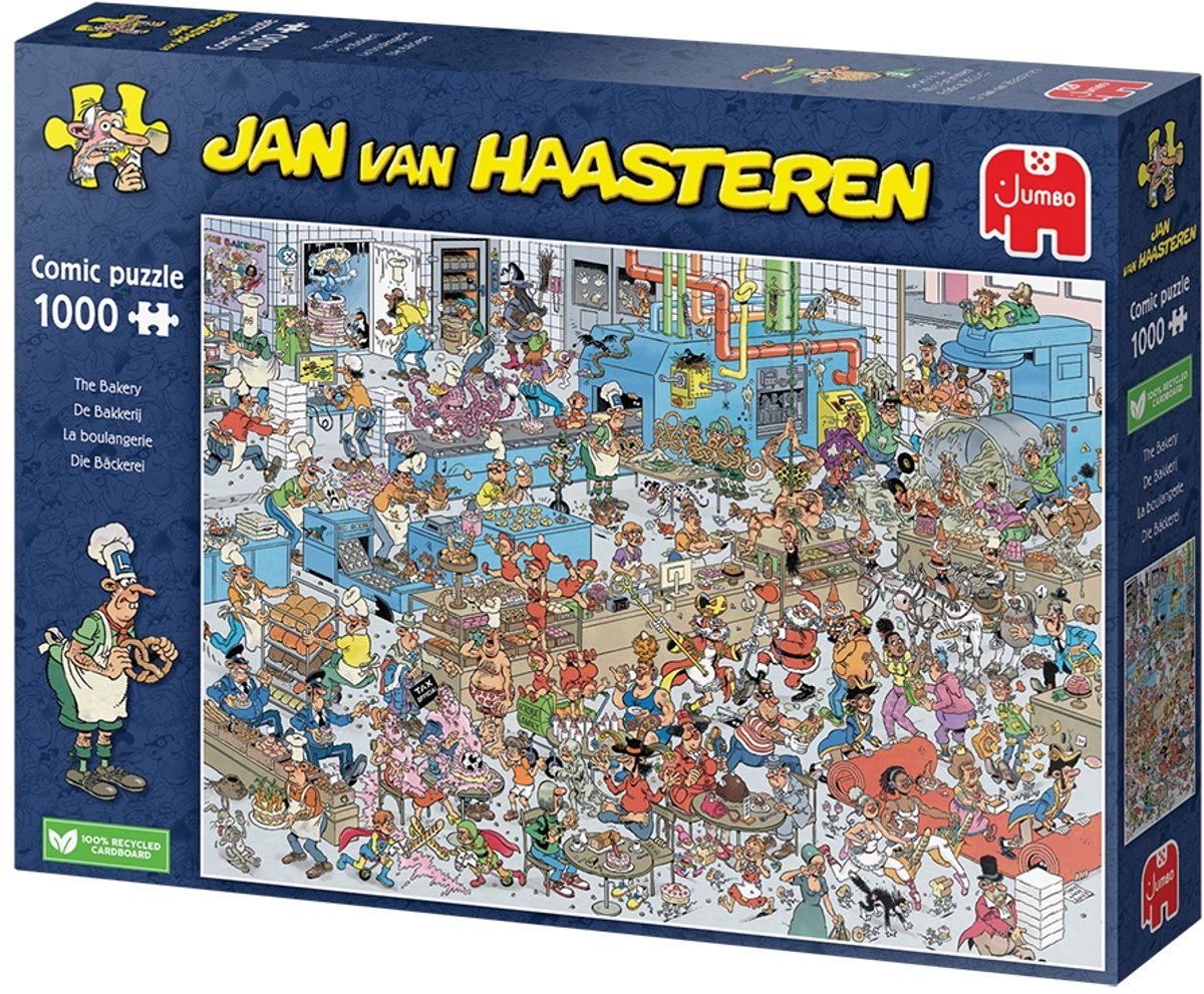 Jan van Haasteren - De Bakkerij - Puzzel - 1000 stukjes legpuzzel — afbeelding 6