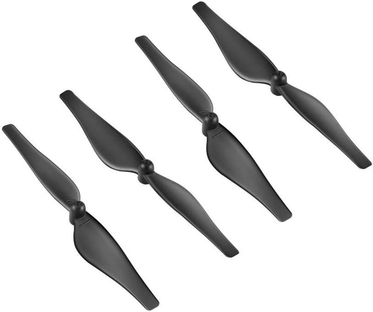 4 paar 2 propellerbladen - koolstofvezel - Tello drone-accessoires - zwart .