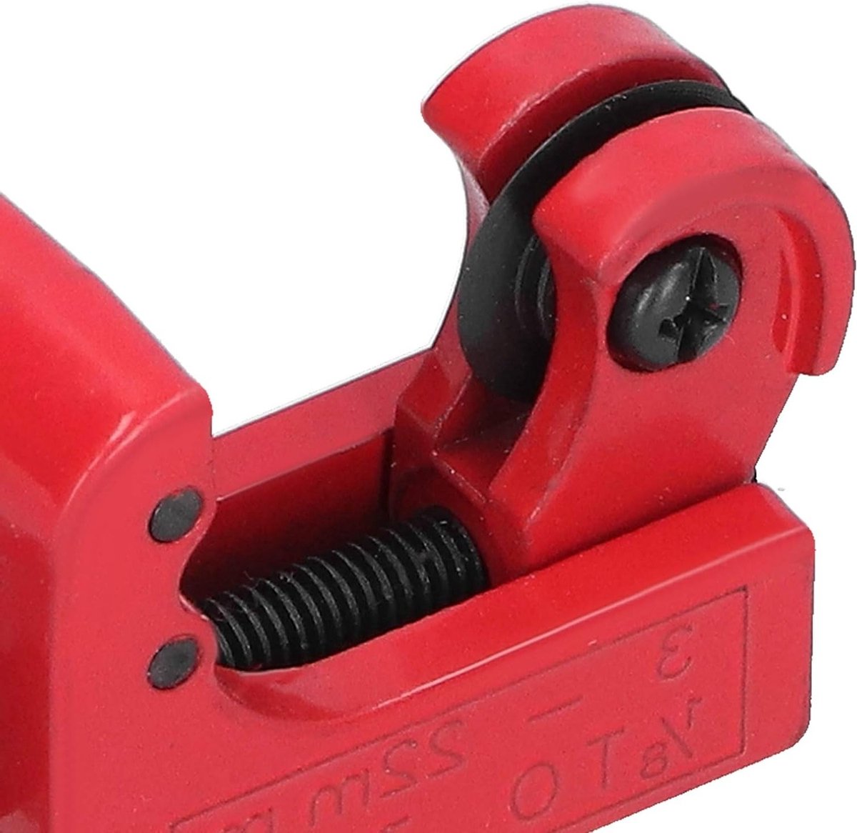 Dailygoods - Buizensnijder - Pijpsnijder voor Aluminium en Koper - Lichtgewicht en Draagbaar - 3-22mm - Perfect voor Loodgieters en Elektriciens - Rood thumbnail 2
