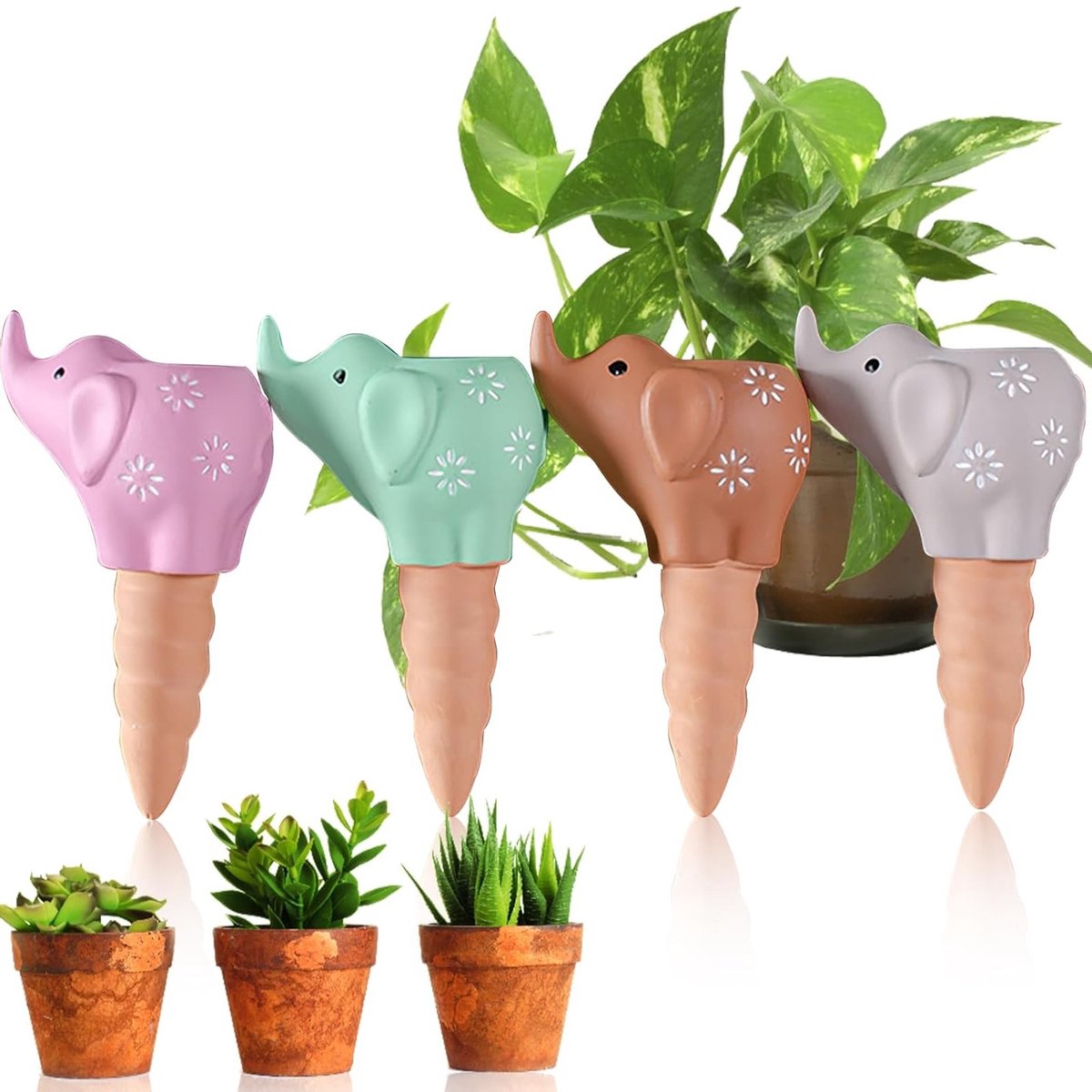 Set van 4 Irrigatieballen voor Planten - Automatische Watering voor Binnen en Buiten, Ideaal voor Vakantie en Gemakkelijk Planten Onderhouden