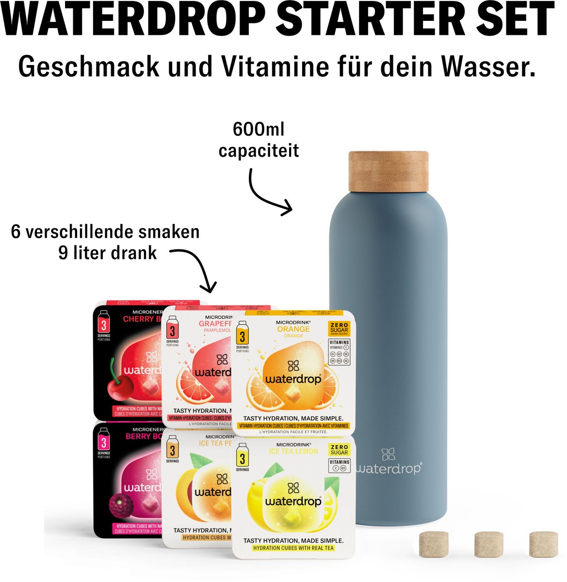 waterdrop Starterset Metalen - Mat Turquoise thumbnail 6