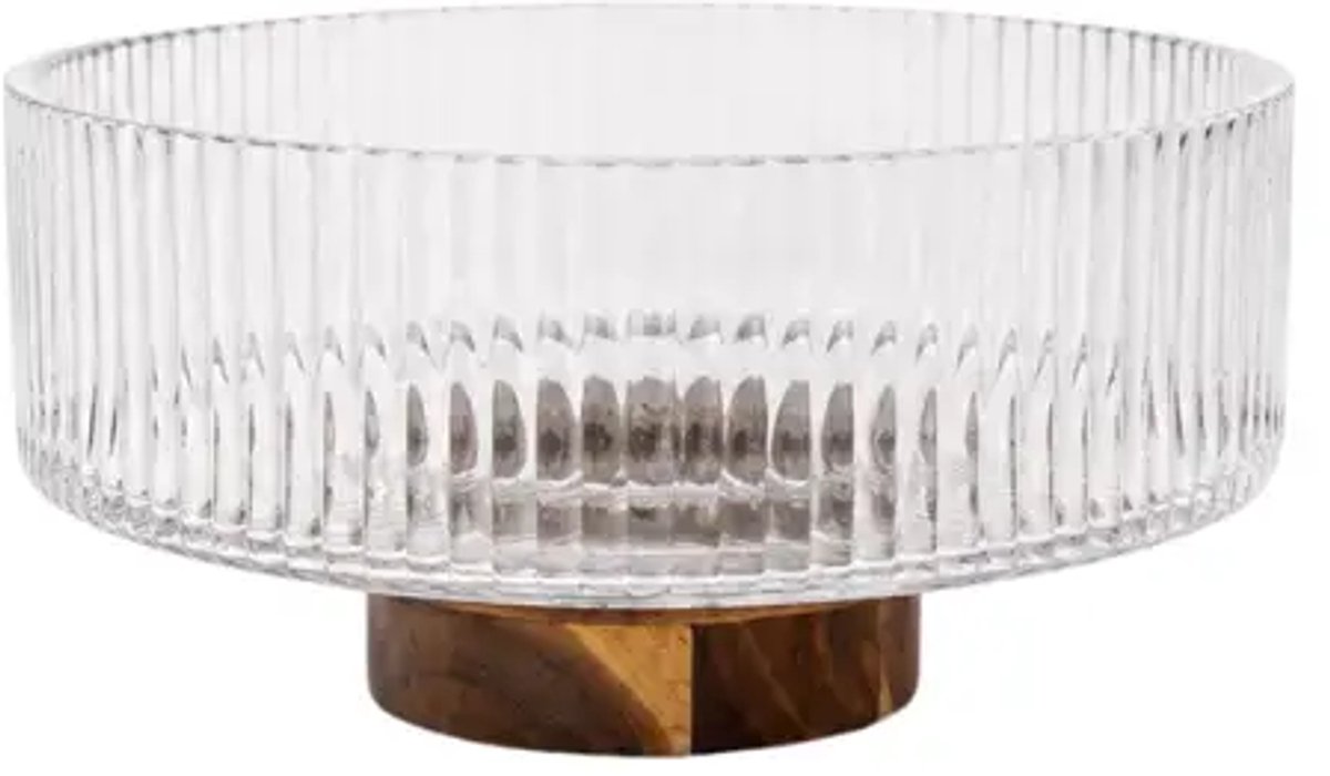 Dia Acacia Glass Serveerschaal Ø26 CM – 3,25L