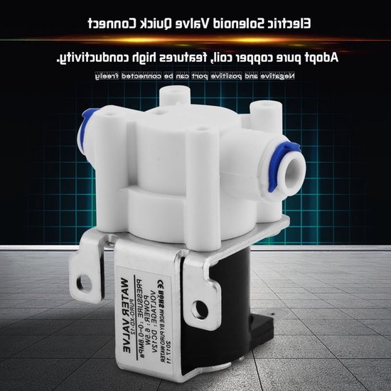 DC12V 1/4 Inch Solenoid Valve - Elektrische Waterklep met Koper Spoel voor Waterzuiveraars, Tuinirrigatie en Industriële Toepassingen van Merkloos — afbeelding 2