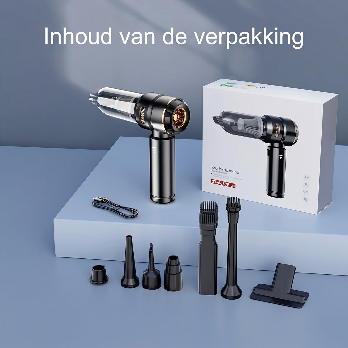 OPTIMERA OPTIMERA 2-in-1 Auto Stofzuiger - afbeelding 2