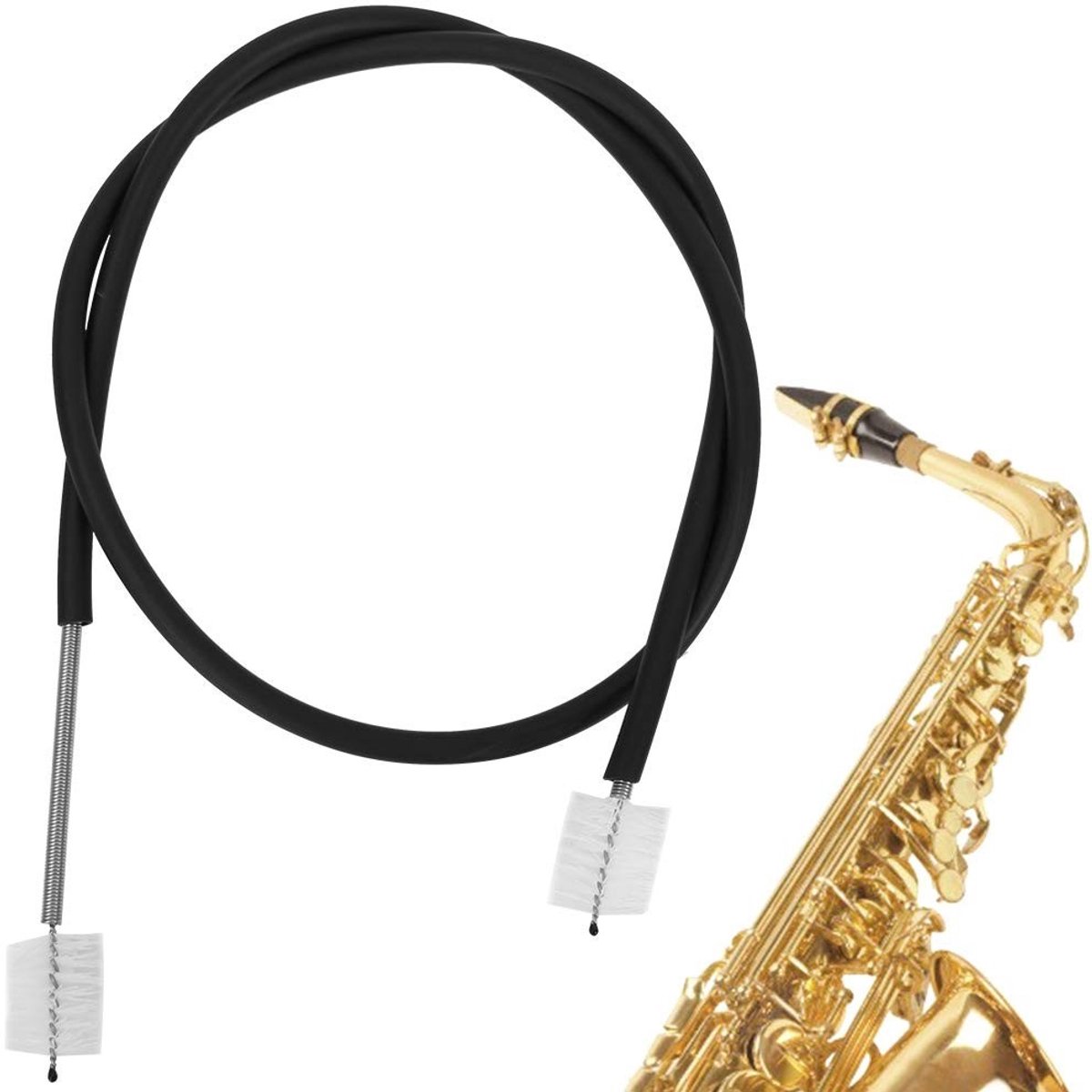 Dailygoods - Touw Borstel voor Hoorn Reiniging van Muziekinstrumenten