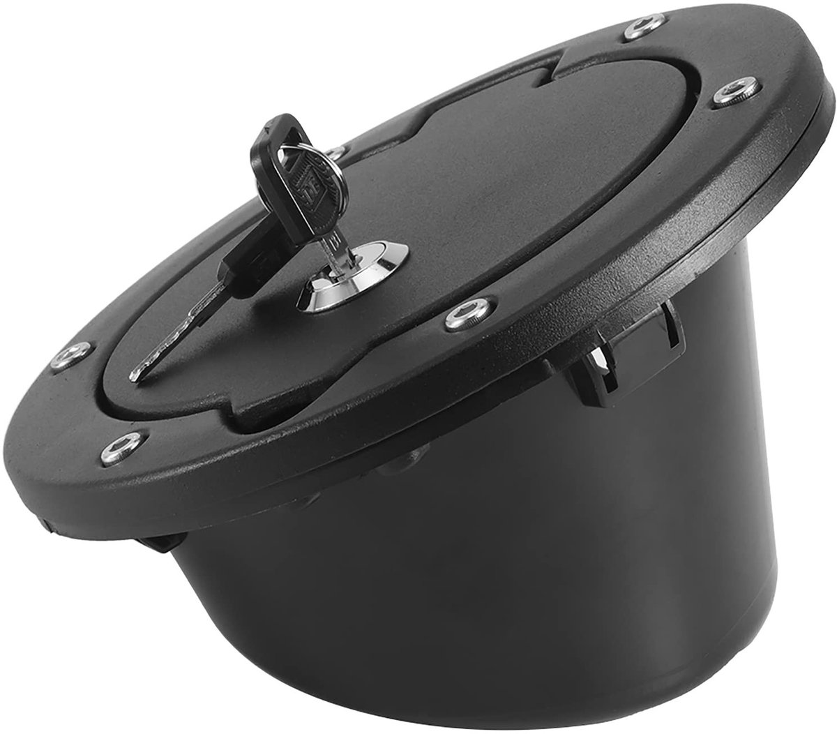 Dailygoods - Dailygoody - Tankdeksel - Gas tankdeksel met slot - Eenvoudig te installeren - Aluminiumlegering - Geschikt voor Jk 4 deuren - Robuust en duurzaam