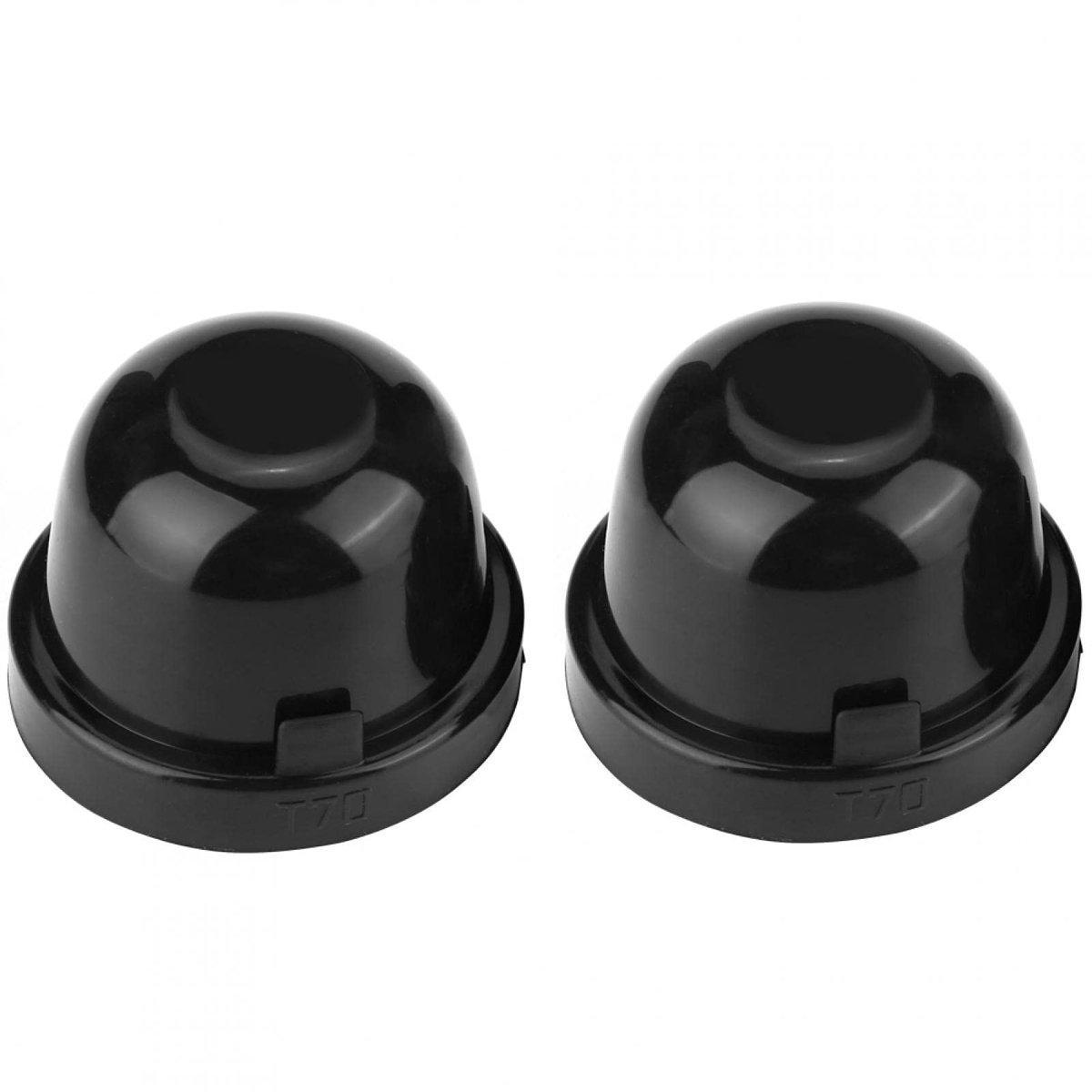 Dailygoods - 70mm Beschermende Hoes voor Autokoplampen, 2 Stuks