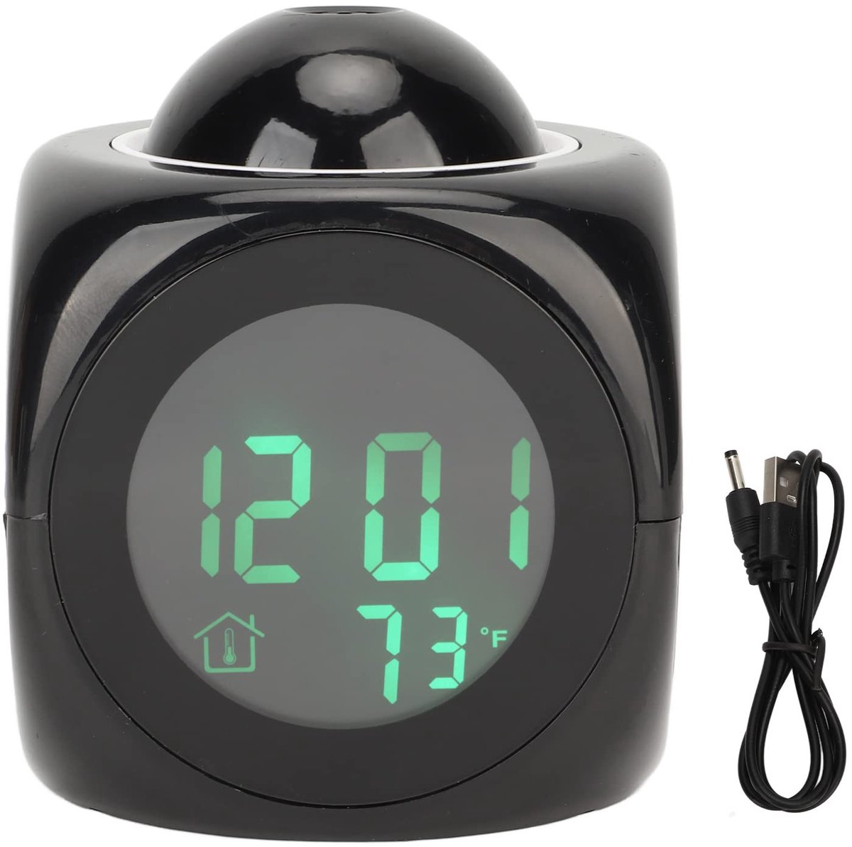 Dailygoods - Innovra - Digitale Projectiewekker met LED-display en USB-aansluiting