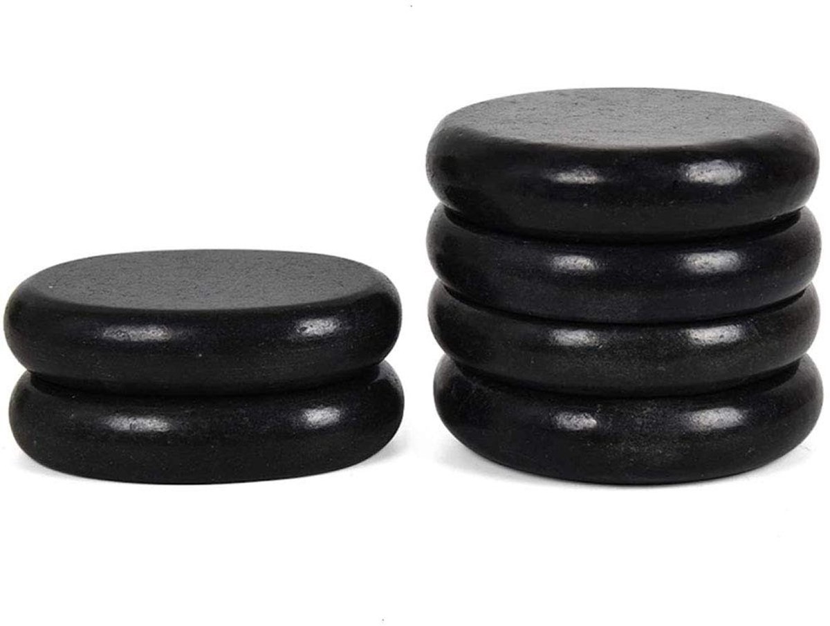 Dailygoods - Dailygoody - Hot Stones Massage Stenen Set - Professionele Spa Beleving - Grote Set - Ontspannende Massage - Genezende Pijnstilling - Thuisgebrui