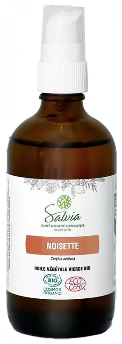 Salvia Nutrition Biologische Virgin Hazelnootolie 100 ml