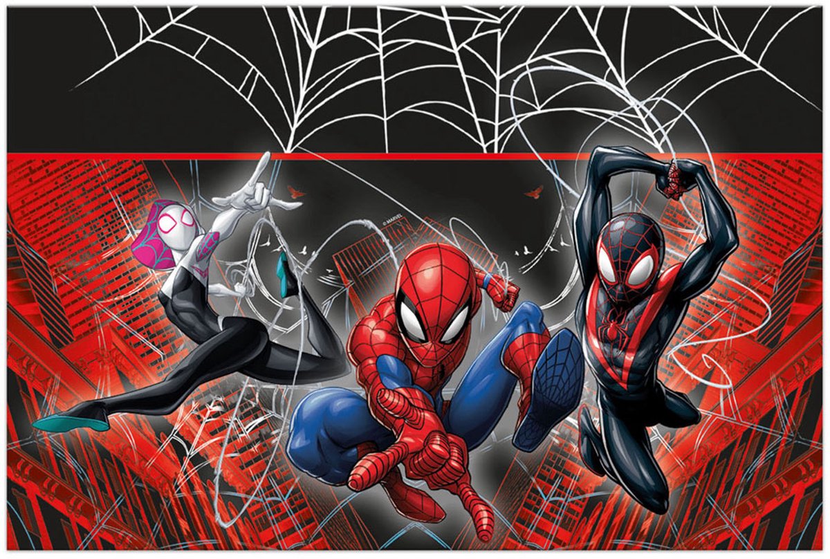 Plastic tafelkleed 120x180cm – Spiderman