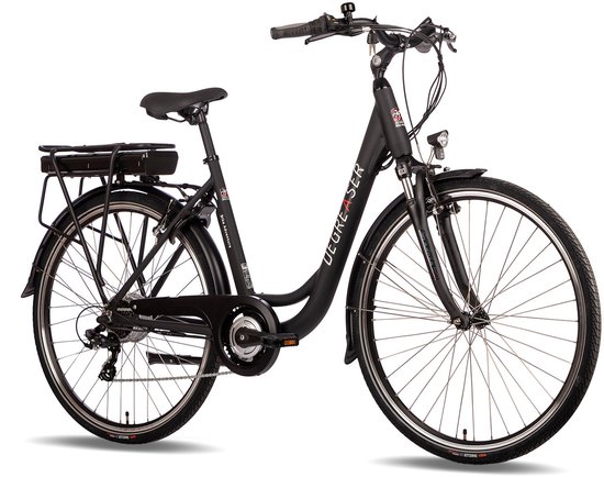 Degreaser dames ebike 50 cm 10.4 Ah 7sp zwart van Merkloos — afbeelding 2