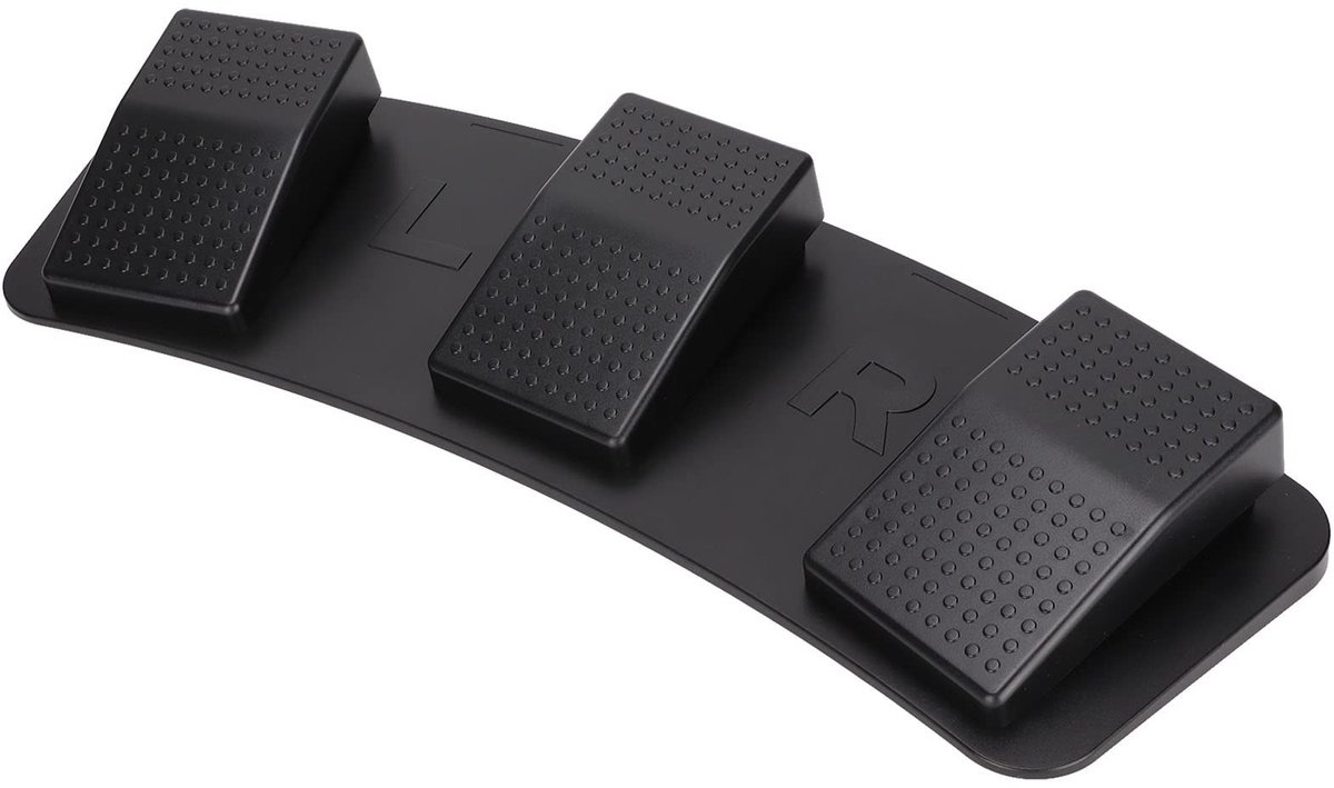 Dailygoods - USB Triple Foot Switch Pedaal voor Gaming en Multimedia