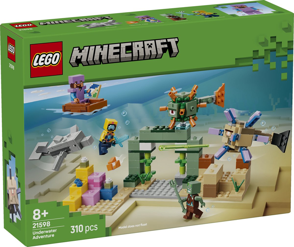 LEGO 21598 Minicraft - Onderwateravontuur