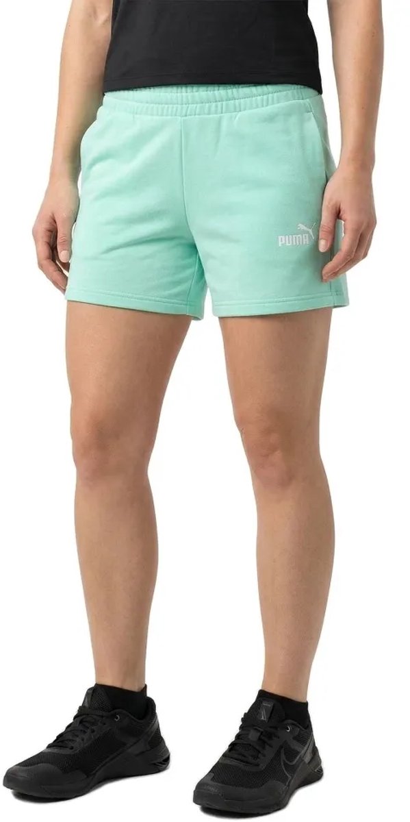 Puma Ess Small N1 Logo 5´´ Korte Sportbroek L Vrouw Mint