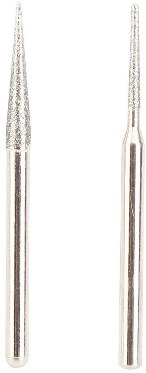 Dailygoods - Dailygoody - 30-delige slijpbitsenset - diamantslijpbeitelset - 150 Grit - 3 mm Diameter - slijpen en graveren - geschikt voor elektrische slijpmachin..
