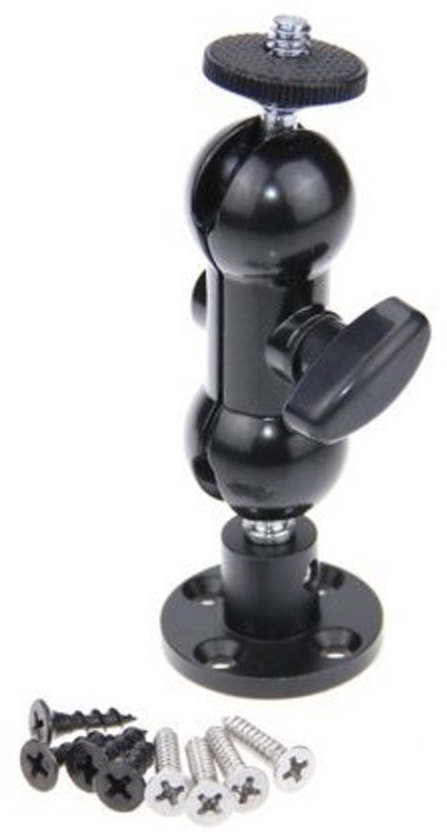 Dailygoods - Dailygoody - Fotografie Muur Plafond Mount - 360 Graden Rotatie - Zwart - Camera Bevestiging - Geschikt voor Thuisinstallatie