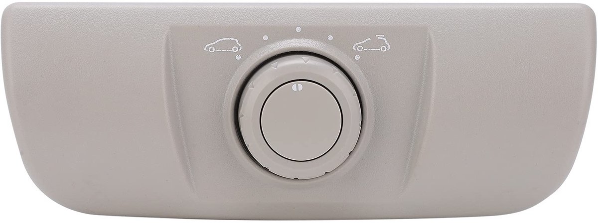 Dailygoods - Dailygoody - Auto schuifdak raam schakelaar - Geschikt voor Megane 2 en Scenic 2 - Hoogwaardig ABS materiaal - Duurzaam en gebruiksvriendelijk - 82001