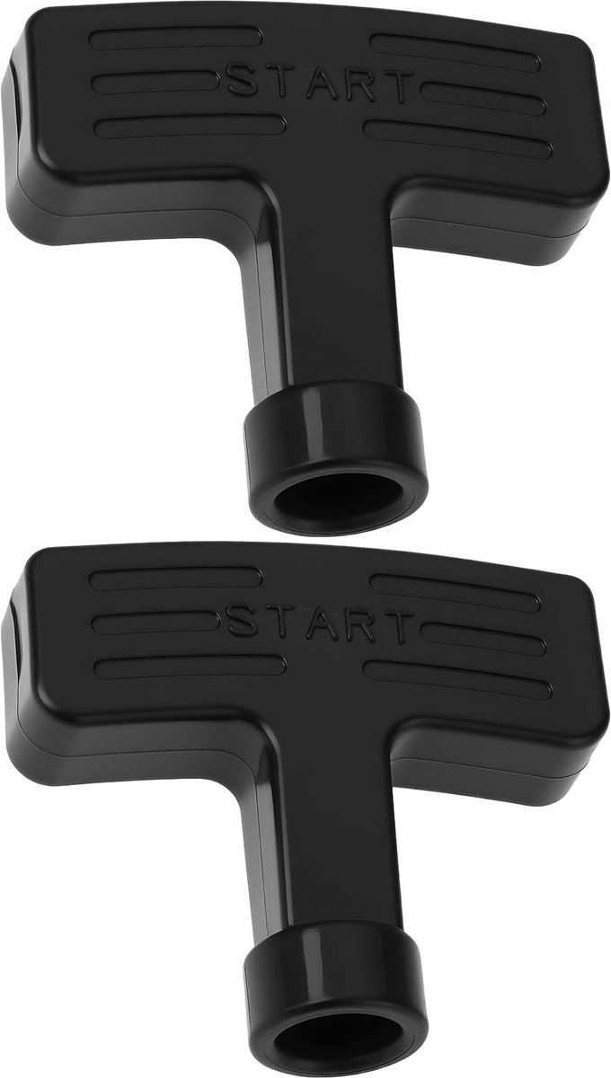 Dailygoods - Dailygoody - Recoil Pull Starter Handvat Grip - Duurzaam en Ergonomisch - Zwart - 2 Stuks - Geschikt voor Honda GX240 GX270 GX340 GX390 GD320