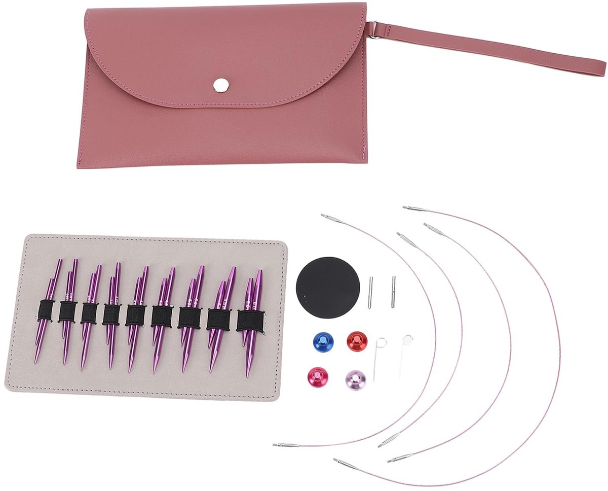 Dailygoods - Verwisselbare Rondbreinaaldenset 3,0-6,0 mm met Ergonomische Handgrepen