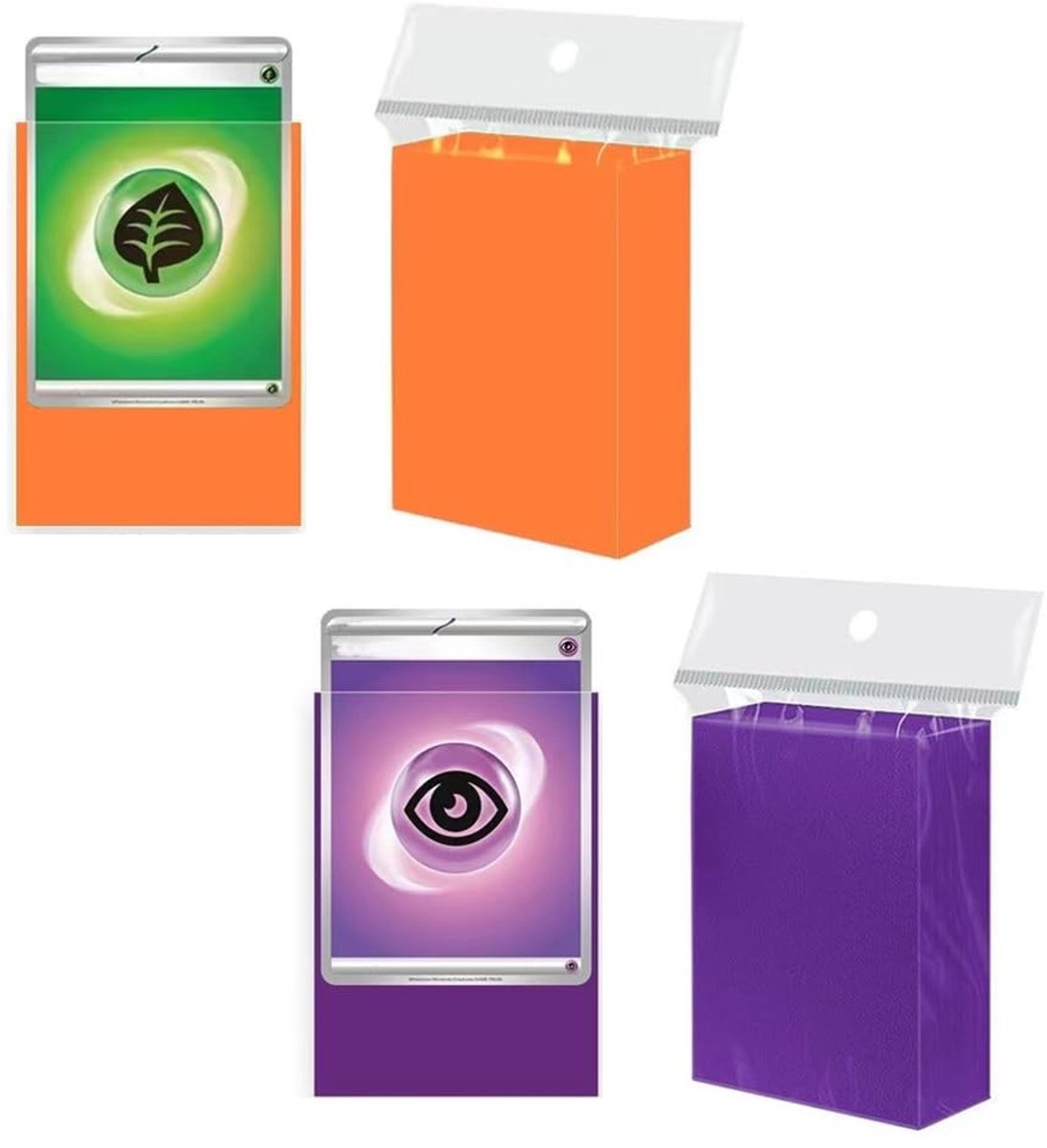 Dailygoody - Gematteerde kaarthoes - Kaartbeschermhoes - Duurzaam en multifunctioneel - Effen kleur - Verzamelkaarthoes - Bescherming voor kaarten - G