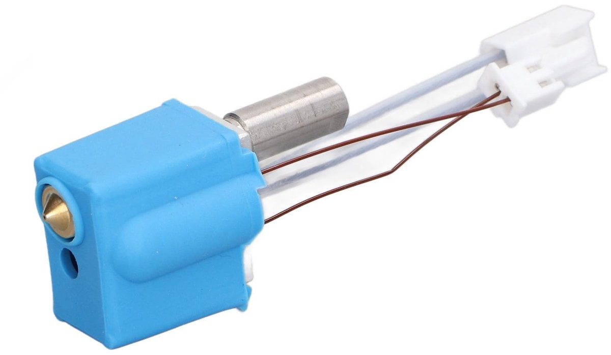 Dailygoody - 3D-printer Hot End Nozzle Kit - 0,4 Mm Mondstuk - Geschikt voor Diverse Filamenten - Verwarmingspijp - Inclusief Thermistor - Perfect voo