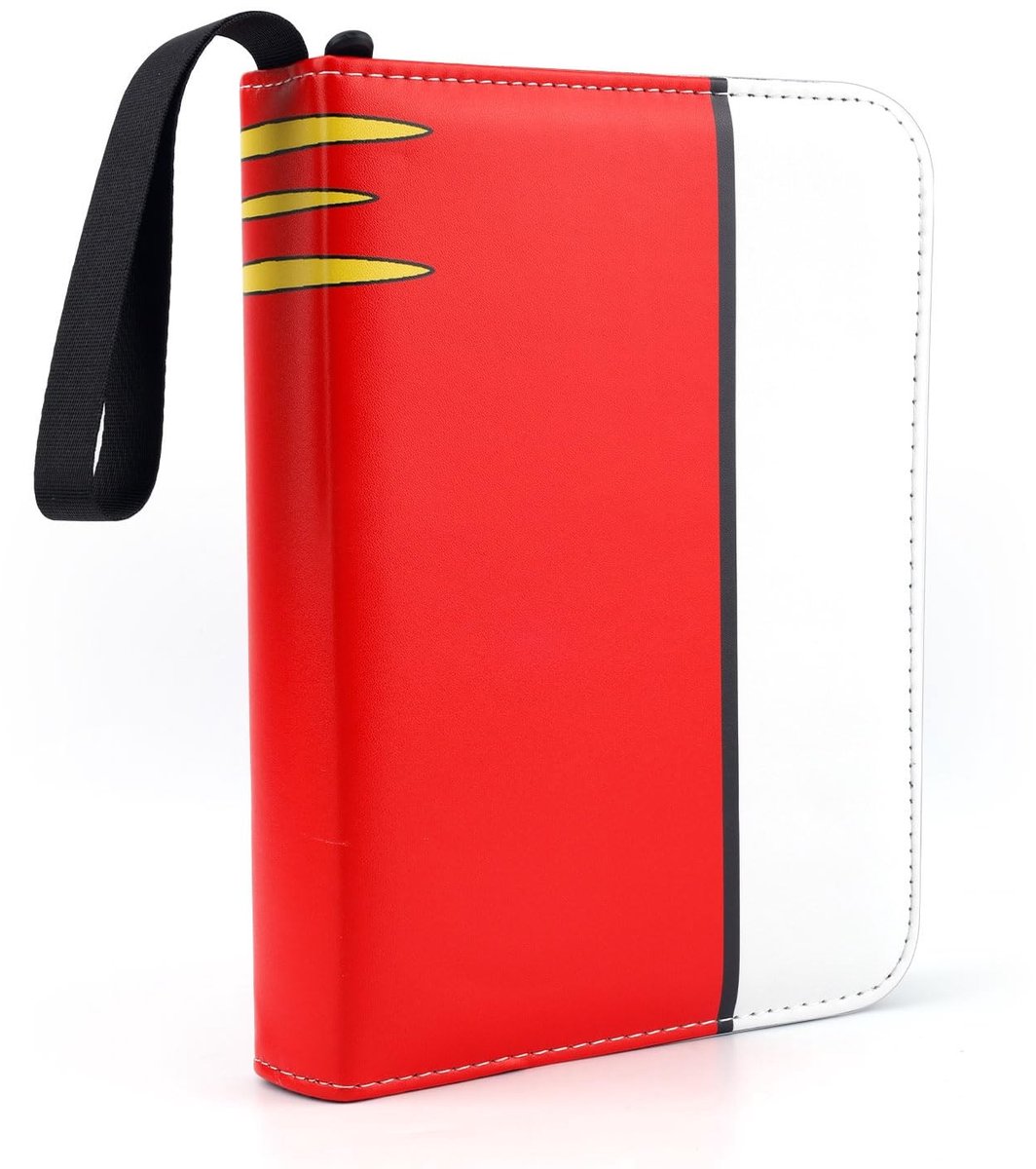 Dailygoods - Dailygoody - Kaartbinder - Kaartopslag - Duurzaam PU Leer - 4 Compartimenten - Geschikt voor Verzamelkaarten - E67010 - 24.5x18x4.7cm