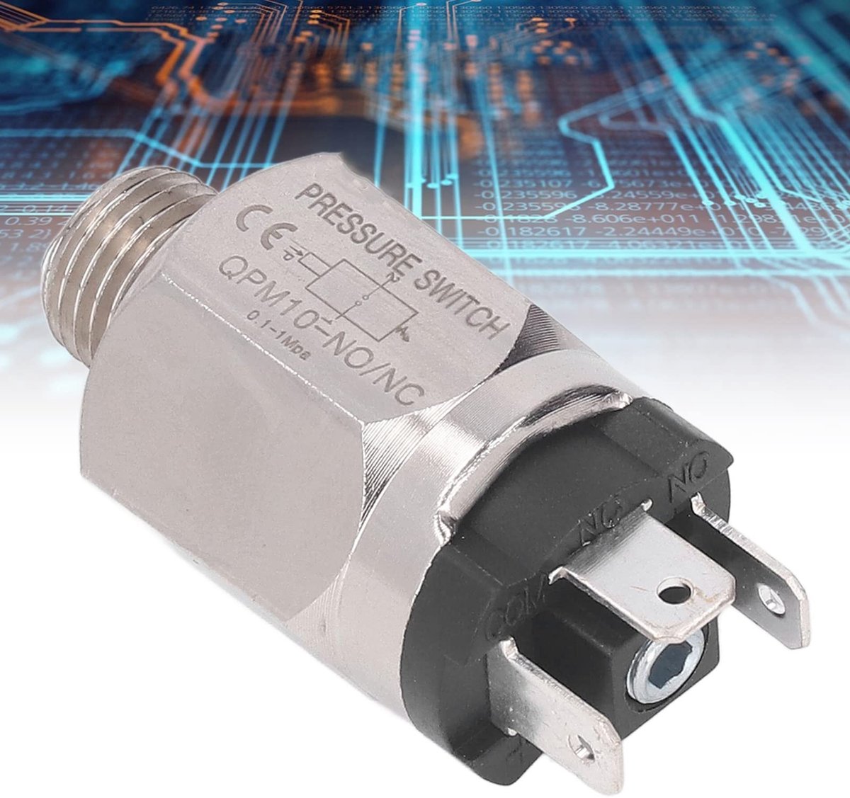 Dailygoods - Dailygoody - Pneumatische Drukschakelaar - Verstelbaar - Automatisch - RVS - Duurzaam - Voor diverse toepassingen - Geschikt voor industrieel gebruik