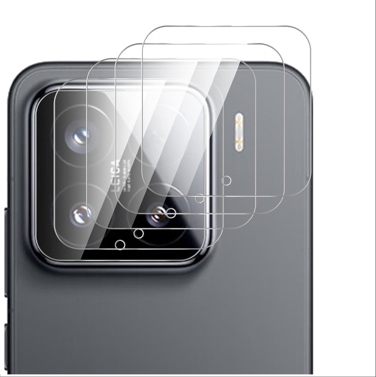 Dailygoody - Ultrathin Cameralensbeschermer - HD Gehard Glas - Perfecte Bescherming - 4-Pack - Compatibel met Xiaomi 15 - Ideaal voor Fotografie - Ult