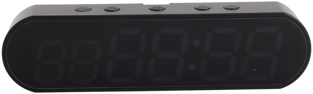 Dailygoody - Draagbare Sportschooltimer - Intervaltimer voor Training - Grote Batterij - Zwart - Stopwatch en Wekker - Geschikt voor Fitness - Trainin...