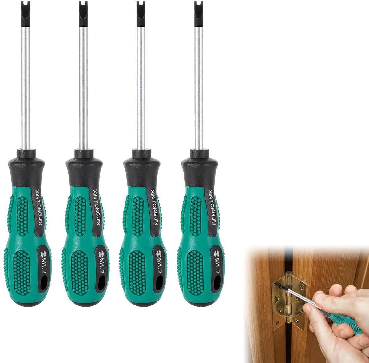Dailygoody - U-Magnetische Schroevendraaier - Multi-Functionele Schroevendraaier - Ergonomisch Ontwerp - U-Vormige Schroevendraaier - Perfect voor Meu...