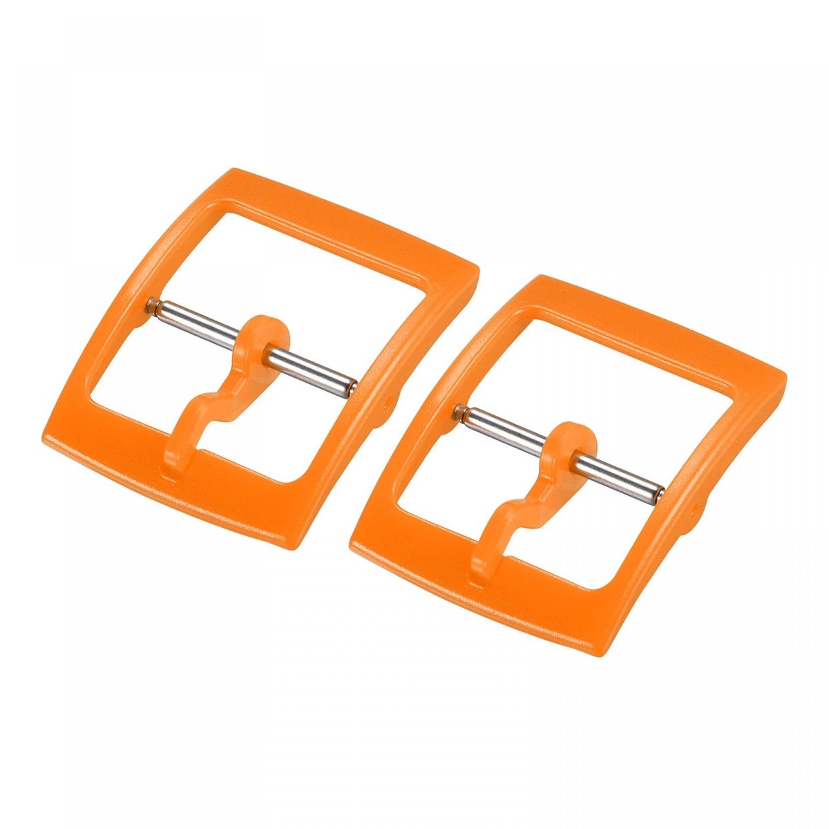 Dailygoody - Horlogeband Clip Vervanging - Roestvrij Staal - 16 mm - Oranje - Geschikt voor Diverse Horloges - Handige Sluiting