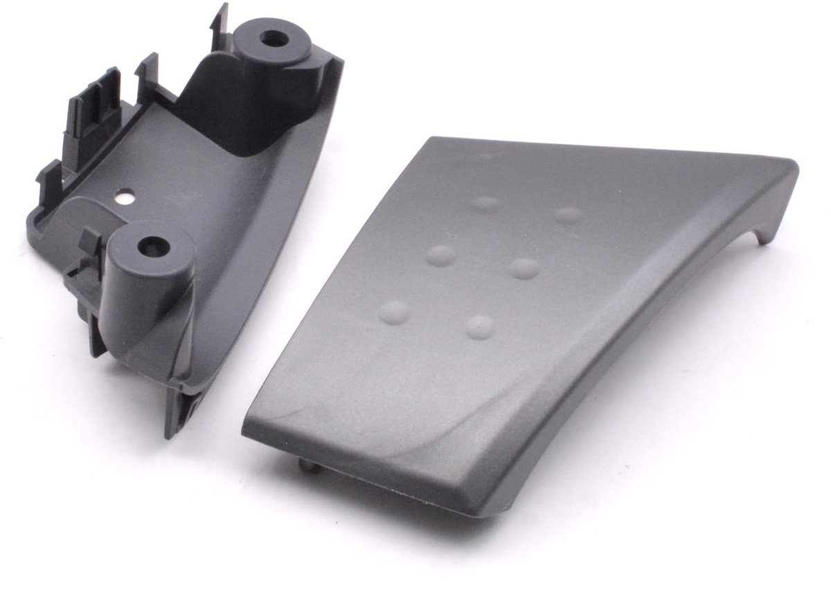 Dailygoods - Dailygoody - Deurhendel en Sierlijst - Grijs - Voor Citroën C1 Peugeot 107 en Toyota Aygo - 2005-2014 - Vervangingsonderdeel - Voor een Stijlvolle Afw...