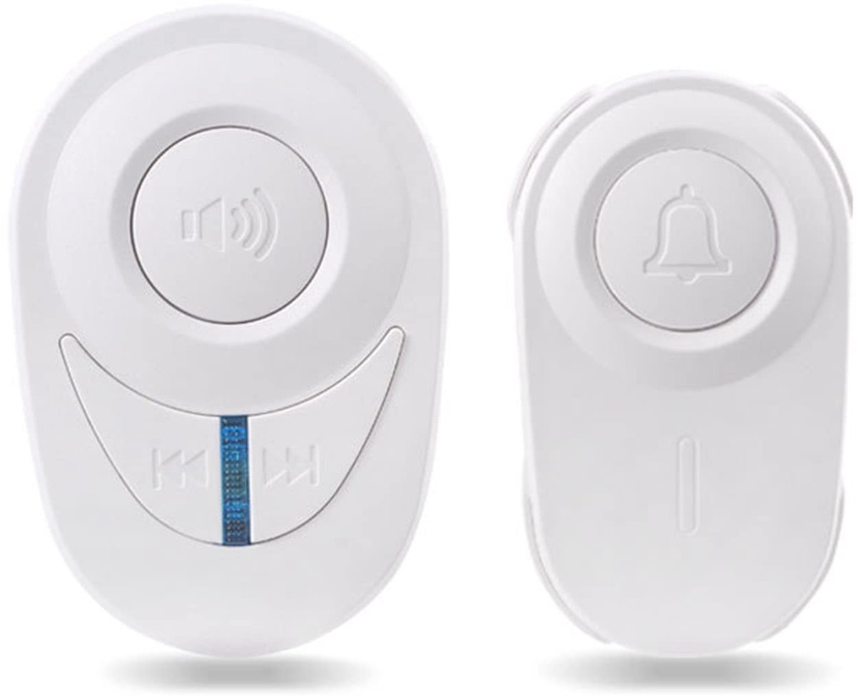 Dailygoods - Dailygoody - Life Alert System - Draadloze Alarm Necklace - Geschikt voor Ouderen - Comfortabel en Handig - Voor Thuiszorg - Inclusief Montagebasis