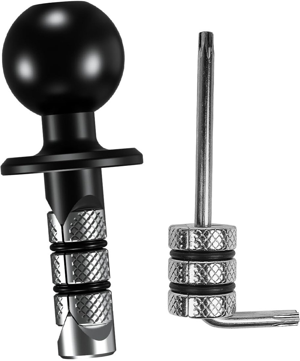 Dailygoody - OmGoods - Dailygoody - Metalen stuurpenhouder - Compatibel met RAM Mount - Geschikt voor buizen 12 mm tot 25,4 mm - Met TPU-bal 1 inch - Ideaal voor fietse