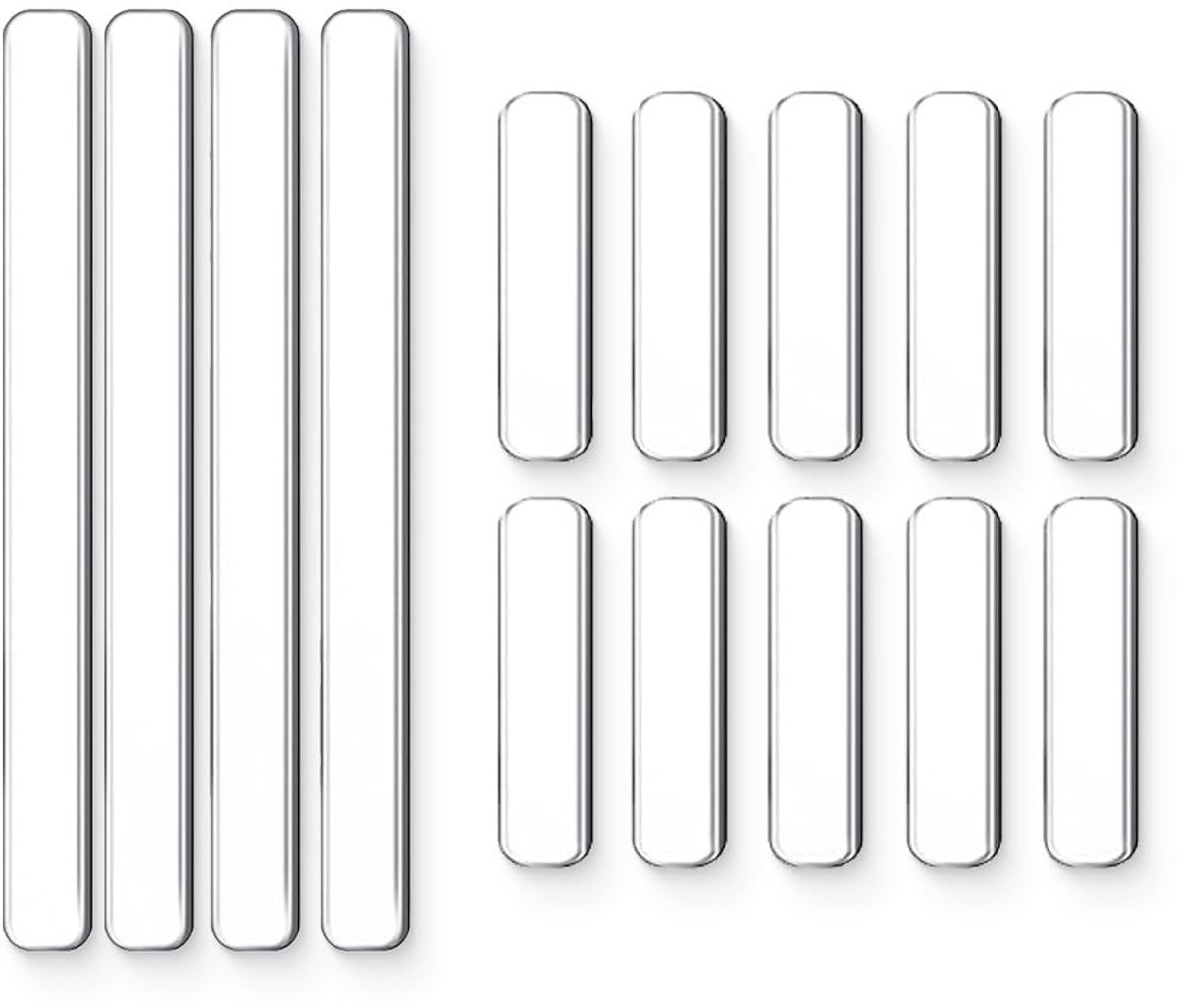Dailygoods - Dailygoody - Siliconen Buffers - Meubelbescherming - Transparant - Schokdemper - Perfect voor Deuren en Lades - 14 Stuks