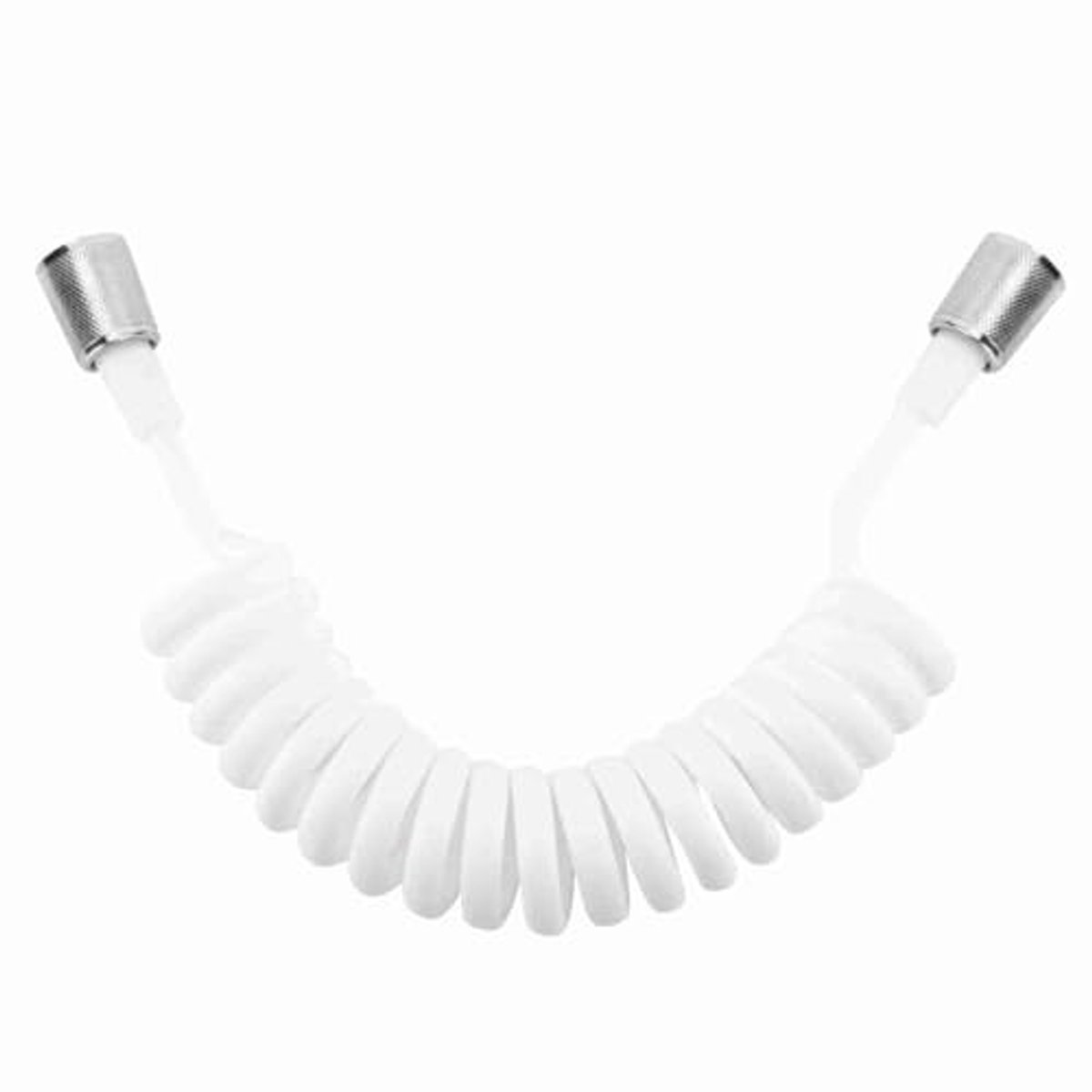 Dailygoods - Dailygoody - Flexibele Douche Slang - Telescoop Slang - 2 Meter - Wit - Water Sanitaire Toilet - Ideaal voor Bidet en Douche