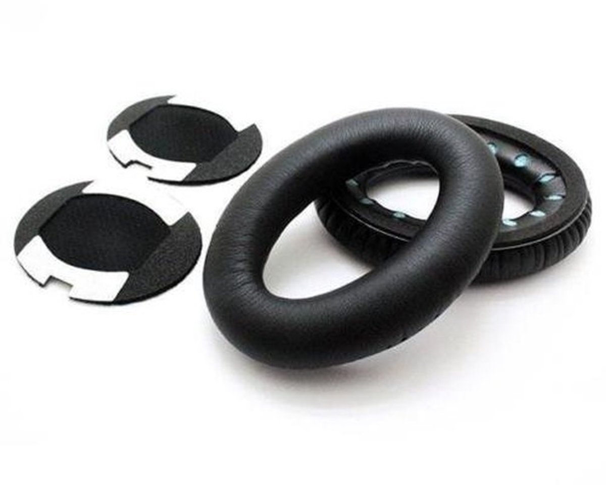 Dailygoods - Dailygoody - Vervangende oorkussens - Hoogwaardig comfort - Zacht leer - Geluidsisolatie - Geschikt voor QC2 QC15 QC25 - Oorkussens voor hoofdtelefoon