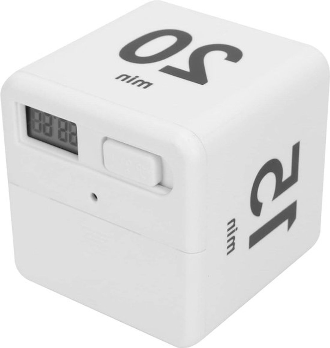 Flip Timer Cube Timer voor Studenten - Professioneel Tijdbeheer voor Schoonheid (15-60 minuten) Tijdtimer