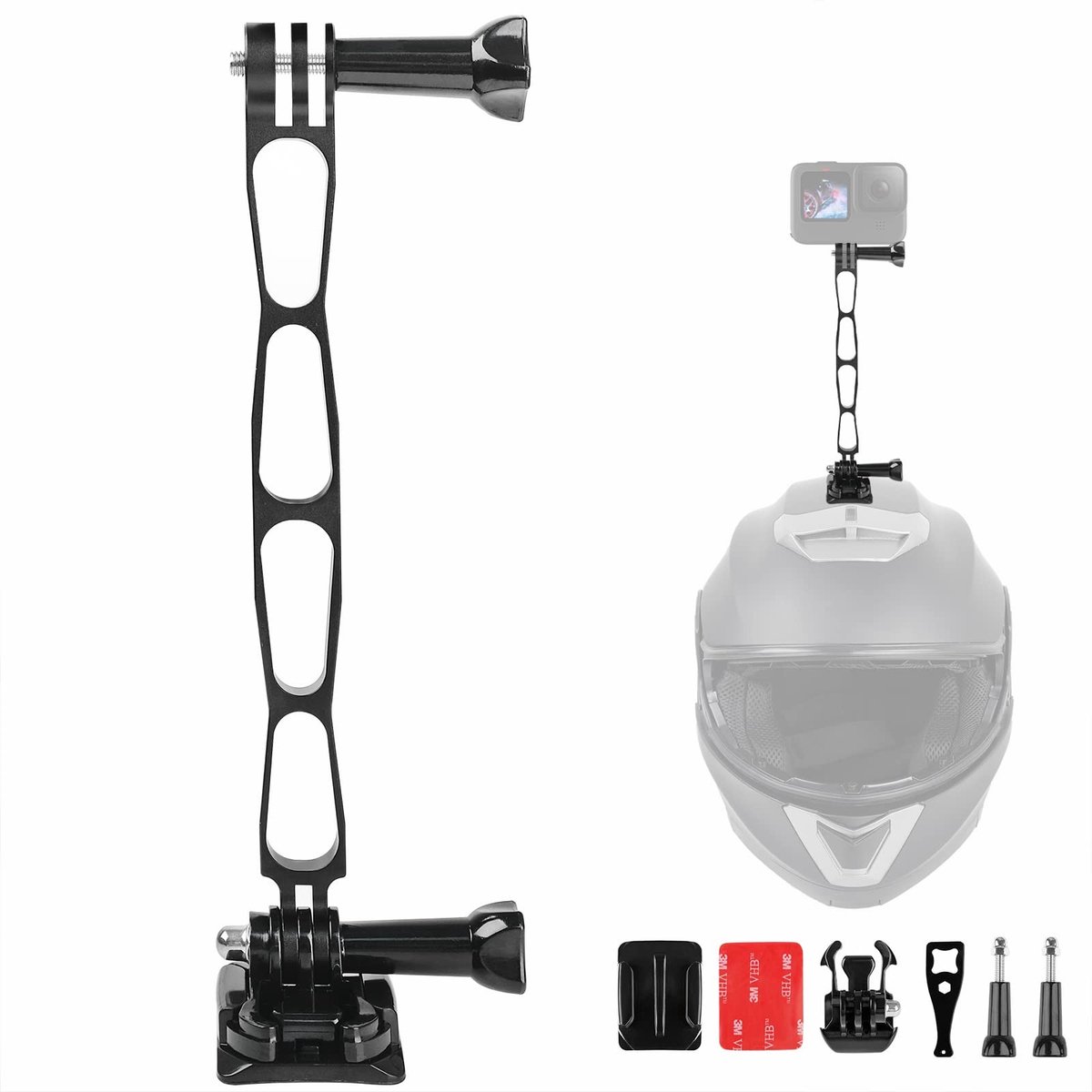 Dailygoods - Dailygoody - Uitbreidingsarm - Aluminium - Lichtgewicht en stabiel - Geschikt voor GoPro - Perfect voor outdooractiviteiten - Panoramacamera's