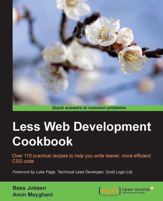Less Web Development Cookbook - cover