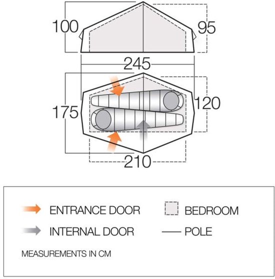 Vango - TEUHELIUM000002 - Tent van Merkloos — afbeelding 2