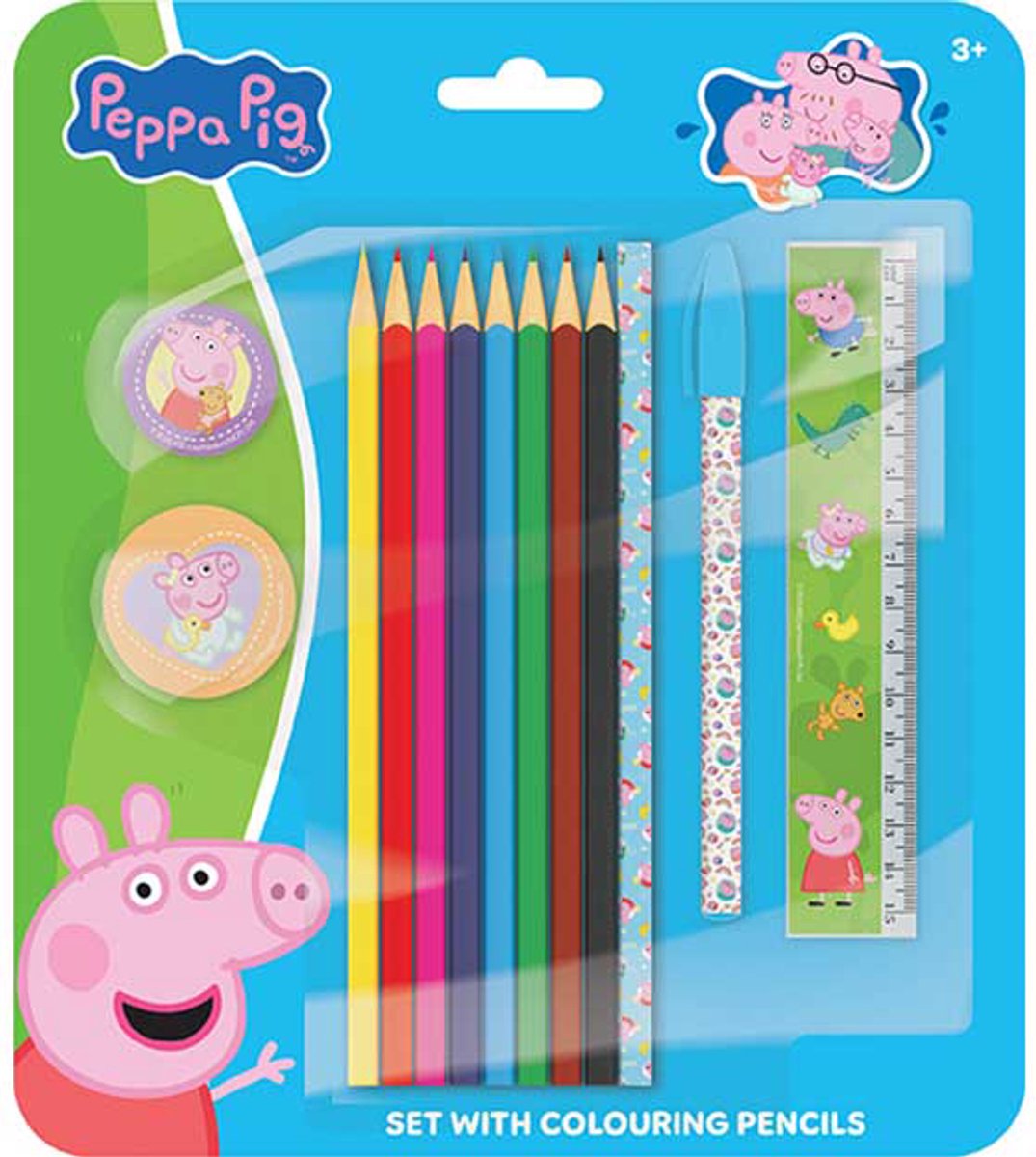Peppa Pig Crayon Set - UNI