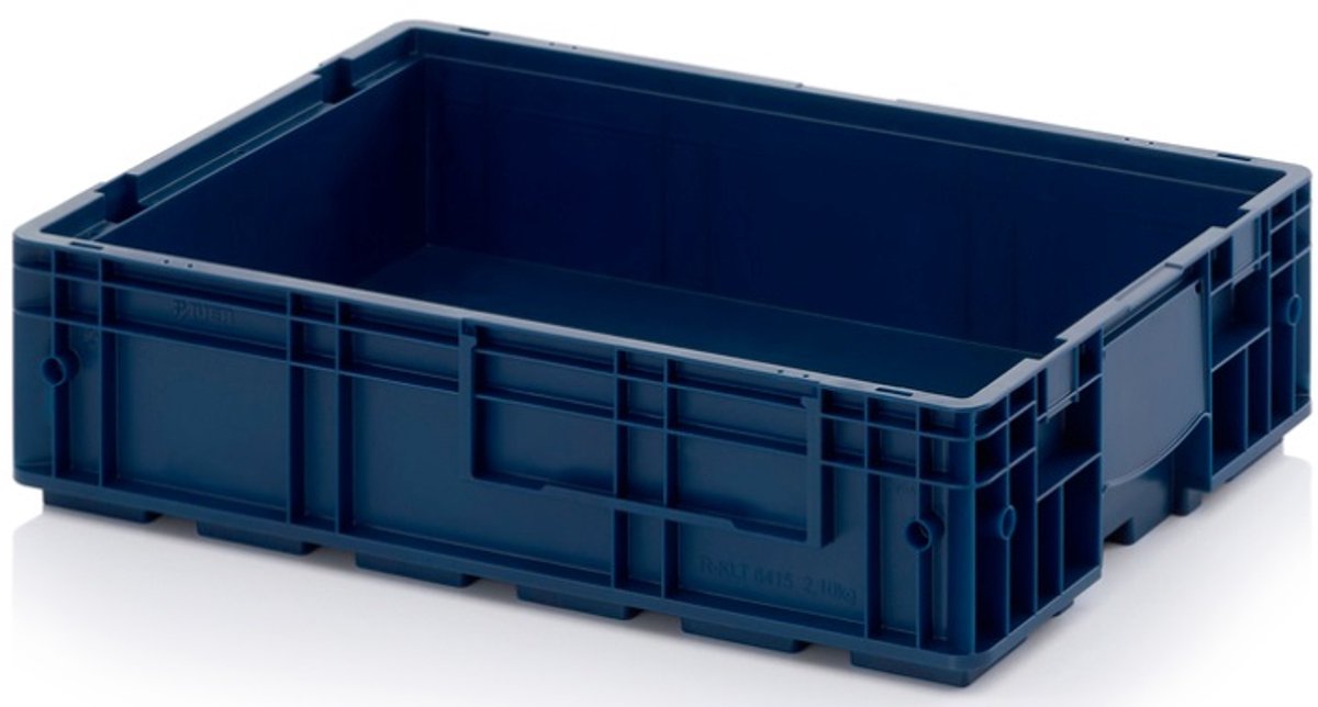 HHV Stapelbare boxen | Zilvergrijs RAL 7001 | Lengte: 60cm |Hoogte: 14,7cm | Breedte: 40cm