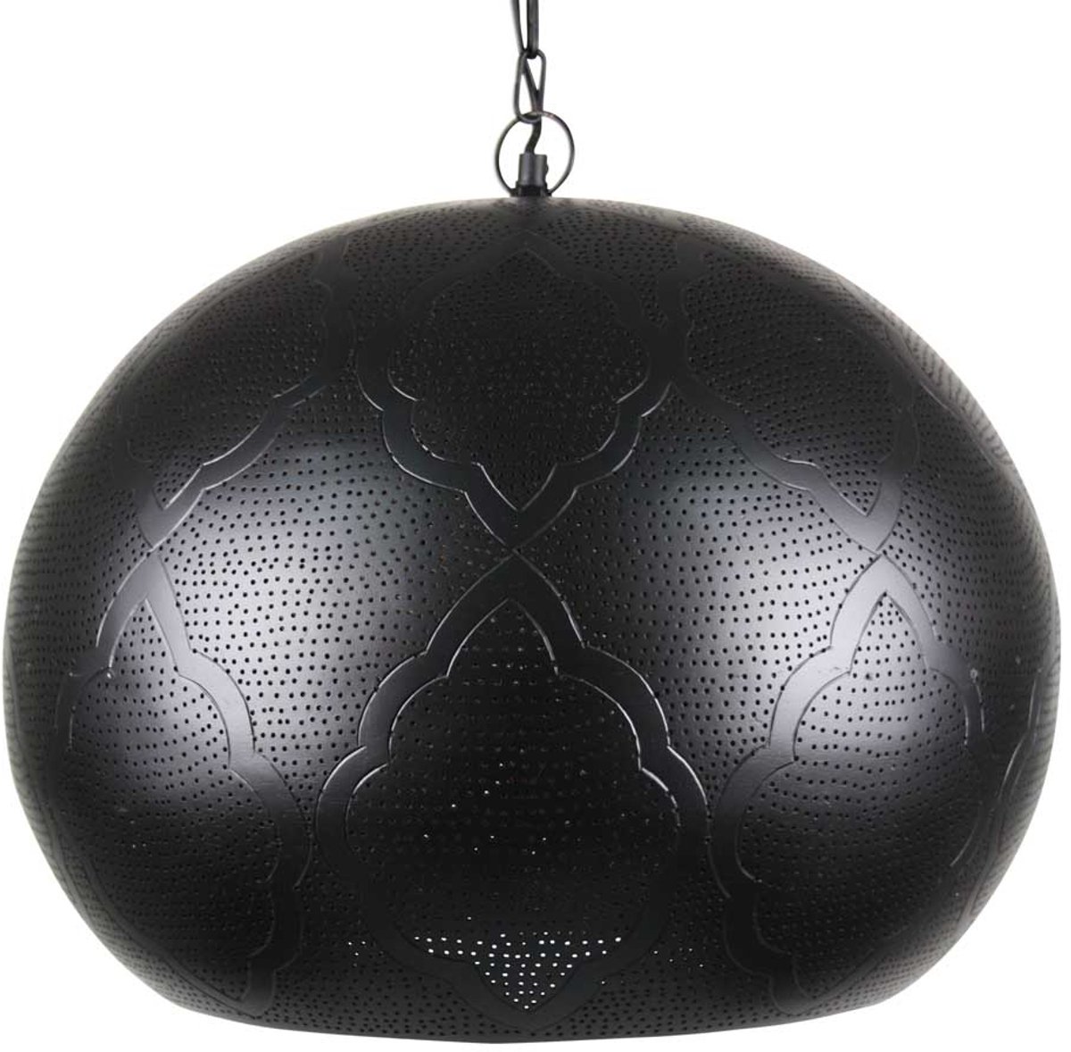 Safaary - Arabische Hanglamp Maya Zwart Goud Ø 46 x 39cm