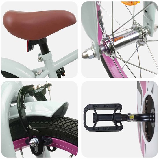 vidaXL - Kinderfiets - 12 - Inch - voor - 2-4 - jaar - oud - Lichtgroen van VidaXL — afbeelding 3