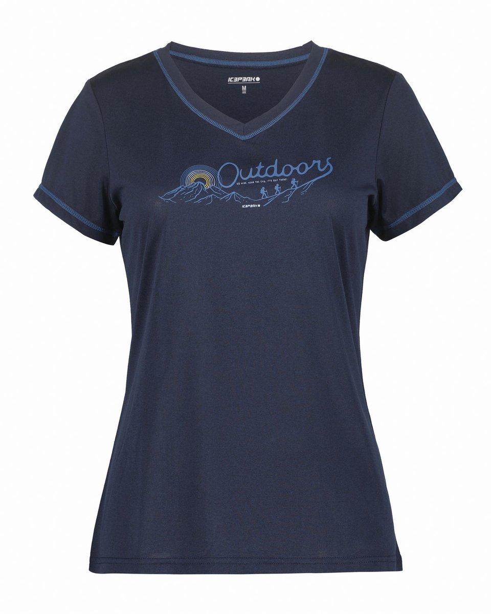 Icepeak Burnham – Outdoor Kleding Fleeces en Truien T-Shirt Blauw