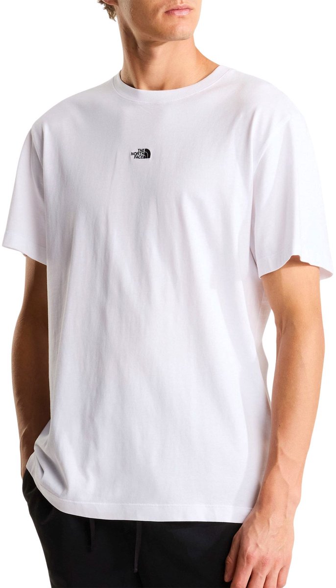 The North Face Essential Center Logo Shirt Heren Wit
